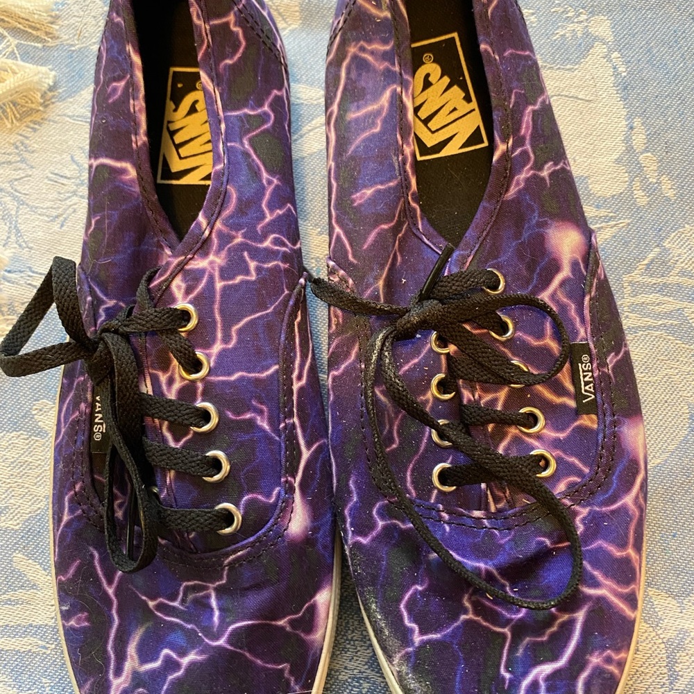Vans Purple Lightning Sneakers